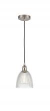 Innovations Lighting 616-1P-SN-G382 - Castile - 1 Light - 6 inch - Brushed Satin Nickel - Cord hung - Mini Pendant
