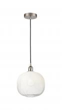 Innovations Lighting 616-1P-SN-G481-10OP - Brookhaven Sphere - 1 Light - 11 inch - Brushed Satin Nickel - Cord hung - Mini Pendant