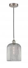 Innovations Lighting 616-1P-SN-G559-8SM - Bridal Veil - 1 Light - 5 inch - Brushed Satin Nickel - Cord hung - Mini Pendant