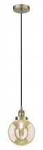 Innovations Lighting 616-1PH-AB-G208-8 - Beacon - 1 Light - 8 inch - Antique Brass - Cord hung - Mini Pendant