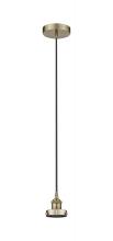 Innovations Lighting 616-1PH-AB - Edison - 1 Light - 3 inch - Antique Brass - Mini Pendant