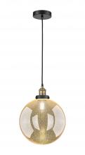 Innovations Lighting 616-1PH-BAB-G208-12 - Beacon - 1 Light - 12 inch - Black Antique Brass - Cord hung - Mini Pendant