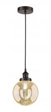 Innovations Lighting 616-1PH-OB-G208-8 - Beacon - 1 Light - 8 inch - Oil Rubbed Bronze - Cord hung - Mini Pendant