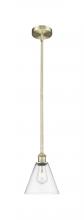 Innovations Lighting 616-1S-AB-GBC-82 - Berkshire - 1 Light - 8 inch - Antique Brass - Stem hung - Mini Pendant