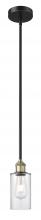 Innovations Lighting 616-1S-BAB-G802 - Clymer - 1 Light - 4 inch - Black Antique Brass - Stem hung - Mini Pendant