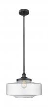 Innovations Lighting 616-1S-BK-G692-16 - Bridgeton - 1 Light - 16 inch - Matte Black - Stem Hung - Mini Pendant