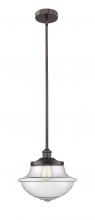 Innovations Lighting 616-1S-OB-G544 - Oxford - 1 Light - 12 inch - Oil Rubbed Bronze - Stem hung - Mini Pendant