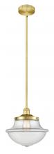 Innovations Lighting 616-1S-SG-G542 - Oxford - 1 Light - 12 inch - Satin Gold - Stem hung - Mini Pendant
