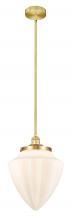 Innovations Lighting 616-1S-SG-G661-12 - Bridgeton - 1 Light - 12 inch - Satin Gold - Stem Hung - Mini Pendant