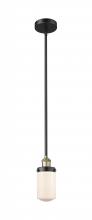 Innovations Lighting 616-1SH-BAB-G311 - Dover - 1 Light - 5 inch - Black Antique Brass - Stem hung - Mini Pendant