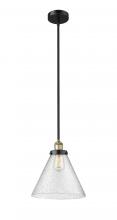 Innovations Lighting 616-1SH-BAB-G44-L - Cone - 1 Light - 12 inch - Black Antique Brass - Stem hung - Mini Pendant