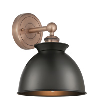 Innovations Lighting 616-1W-AC-M14-BK - Adirondack - 1 Light - 8 inch - Antique Copper - Sconce