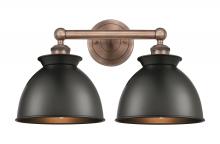 Innovations Lighting 616-2W-AC-M14-BK - Adirondack - 2 Light - 17 inch - Antique Copper - Bath Vanity Light