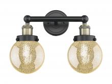 Innovations Lighting 616-2W-BAB-G208-6 - Beacon - 2 Light - 15 inch - Black Antique Brass - Bath Vanity Light