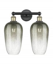 Innovations Lighting 616-2W-BAB-G484-7SL - Brookhaven Flute - 2 Light - 16 inch - Black Antique Brass - Bath Vanity Light