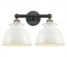 Innovations Lighting 616-2W-BAB-M14-W - Adirondack - 2 Light - 17 inch - Black Antique Brass - Bath Vanity Light