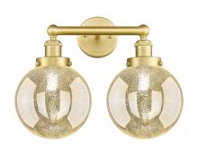Innovations Lighting 616-2W-SG-G208-8 - Beacon - 2 Light - 17 inch - Satin Gold - Bath Vanity Light