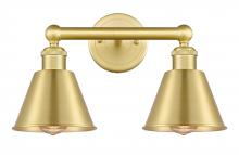 Innovations Lighting 616-2W-SG-M8-SG - Smithfield - 2 Light - 16 inch - Satin Gold - Bath Vanity Light