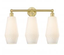 Innovations Lighting 616-3W-SG-G681-7 - Windham - 3 Light - 25 inch - Satin Gold - Bath Vanity Light