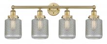 Innovations Lighting 616-4W-BB-G262 - Stanton - 4 Light - 33 inch - Brushed Brass - Bath Vanity Light