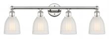 Innovations Lighting 616-4W-PN-G441 - Brookfield - 4 Light - 33 inch - Polished Nickel - Bath Vanity Light