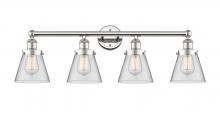 Innovations Lighting 616-4W-PN-G62 - Cone - 4 Light - 33 inch - Polished Nickel - Bath Vanity Light