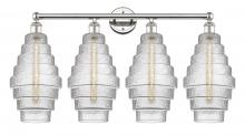 Innovations Lighting 616-4W-PN-G672-8 - Cascade - 4 Light - 35 inch - Polished Nickel - Bath Vanity Light