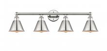 Innovations Lighting 616-4W-PN-M8-PN - Smithfield - 4 Light - 34 inch - Polished Nickel - Bath Vanity Light