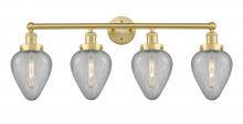 Innovations Lighting 616-4W-SG-G165 - Geneseo - 4 Light - 34 inch - Satin Gold - Bath Vanity Light