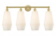 Innovations Lighting 616-4W-SG-G681-7 - Windham - 4 Light - 34 inch - Satin Gold - Bath Vanity Light
