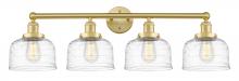 Innovations Lighting 616-4W-SG-G713 - Bell - 4 Light - 35 inch - Satin Gold - Bath Vanity Light