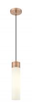 Innovations Lighting 617-1P-AC-G617-11SWH - Boreas - 1 Light - 3 inch - Antique Copper - Cord Hung - Mini Pendant