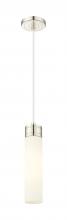 Innovations Lighting 617-1P-PN-G617-11SWH - Boreas - 1 Light - 3 inch - Polished Nickel - Cord Hung - Mini Pendant