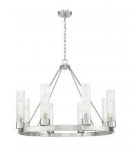 Innovations Lighting 617-8CR-SN-G617-11SCL - Boreas - 8 Light - 36 inch - Satin Nickel - Chandelier