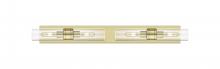 Innovations Lighting 617S-4W-AB-G617-8CL - Boreas - 4 Light - 39 inch - Antique Brass - Bath Vanity Light