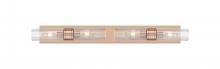 Innovations Lighting 617S-4W-AC-G617-8SCL - Boreas - 4 Light - 39 inch - Antique Copper - Bath Vanity Light
