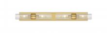 Innovations Lighting 617S-4W-BB-G617-8SCL - Boreas - 4 Light - 39 inch - Brushed Brass - Bath Vanity Light