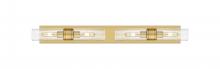 Innovations Lighting 617S-4W-BB-G617-8SDY - Boreas - 4 Light - 39 inch - Brushed Brass - Bath Vanity Light