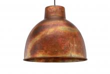 Innovations Lighting 650-1P-BC-16 - Charita - 1 Light - 16 inch - Burnt Copper - Cord hung - Pendant