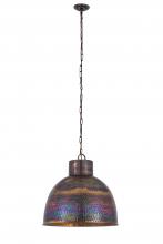 Innovations Lighting 650-3P-BC-20 - Charita - 3 Light - 20 inch - Burnt Copper - Chain hung - Pendant