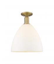 Innovations Lighting 716-1C-BB-GBD-121 - Bristol - 1 Light - 12 inch - Brushed Brass - Semi-Flush Mount