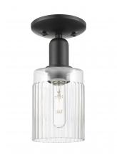 Innovations Lighting 716-1C-BK-G342 - Hadley - 1 Light - 5 inch - Matte Black - Semi-Flush Mount