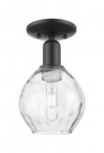 Innovations Lighting 716-1C-BK-G362 - Waverly - 1 Light - 6 inch - Matte Black - Semi-Flush Mount