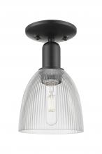 Innovations Lighting 716-1C-BK-G382 - Castile - 1 Light - 6 inch - Matte Black - Semi-Flush Mount