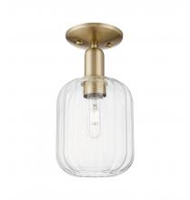 Innovations Lighting 716-1C-CB-G460-7CL - Preston - 1 Light - 6 inch - Champagne Bronze - Semi-Flush Mount