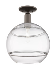 Innovations Lighting 716-1C-OB-G556-12CL - Rochester - 1 Light - 12 inch - Oil Rubbed Bronze - Semi-Flush Mount