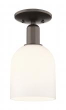 Innovations Lighting 716-1C-OB-G558-6GWH - Bella - 1 Light - 6 inch - Oil Rubbed Bronze - Semi-Flush Mount