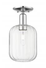 Innovations Lighting 716-1C-PC-G460-7CL - Preston - 1 Light - 6 inch - Polished Chrome - Semi-Flush Mount