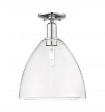 Innovations Lighting 716-1C-PC-GBD-122 - Bristol - 1 Light - 12 inch - Polished Chrome - Semi-Flush Mount