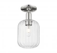Innovations Lighting 716-1C-PN-G460-7CL - Preston - 1 Light - 6 inch - Polished Nickel - Semi-Flush Mount